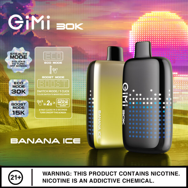 GiMi 30000 Puffs 5pk - Image 2