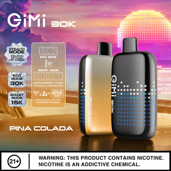 GiMi 30000 Puffs 5pk - Image 8