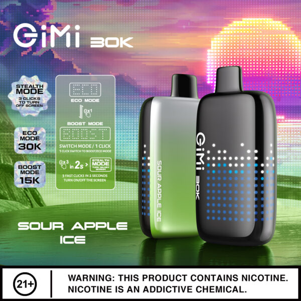 GiMi 30000 Puffs 5pk - Image 10
