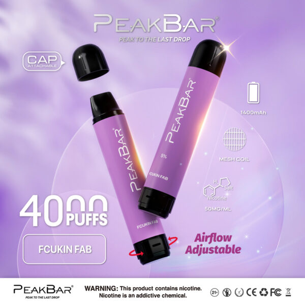 Peak Bar 4000 Puffs 10pk - Image 11
