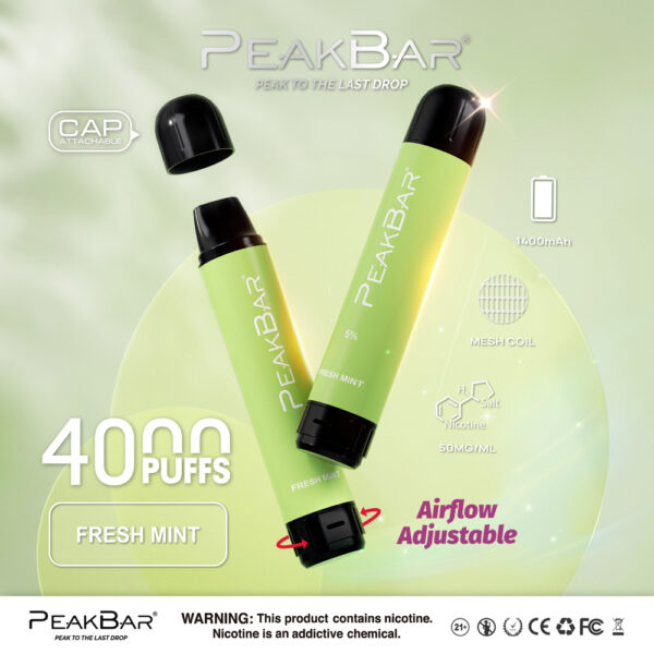 Peak Bar 4000 Puffs 10pk - Image 12
