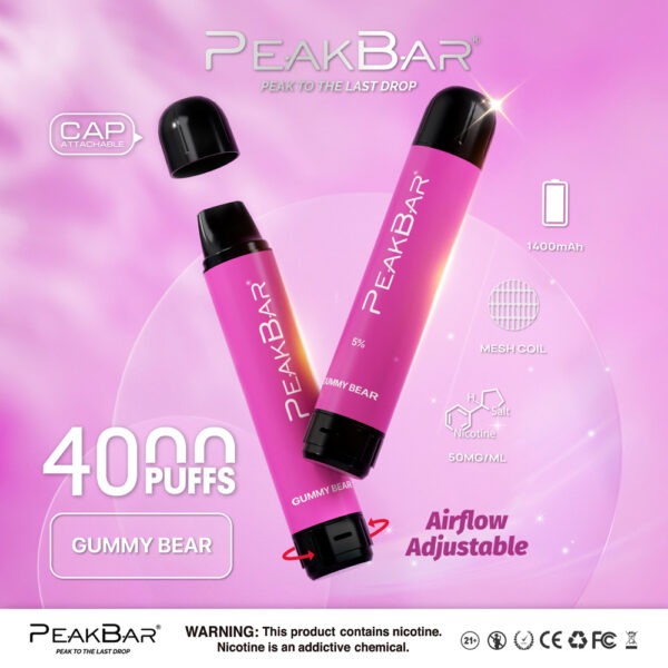 Peak Bar 4000 Puffs 10pk - Image 13