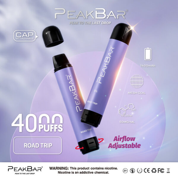 Peak Bar 4000 Puffs 10pk - Image 19