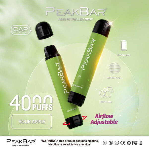 Peak Bar 4000 Puffs 10pk - Image 21