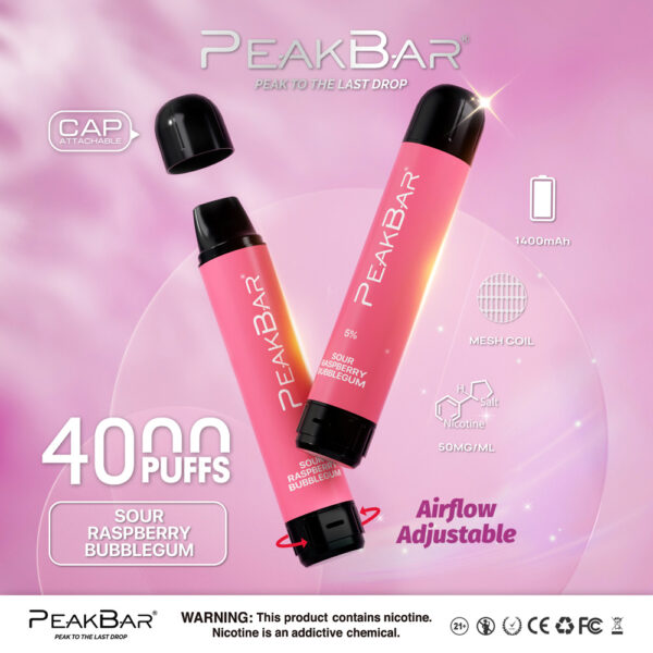 Peak Bar 4000 Puffs 10pk - Image 22