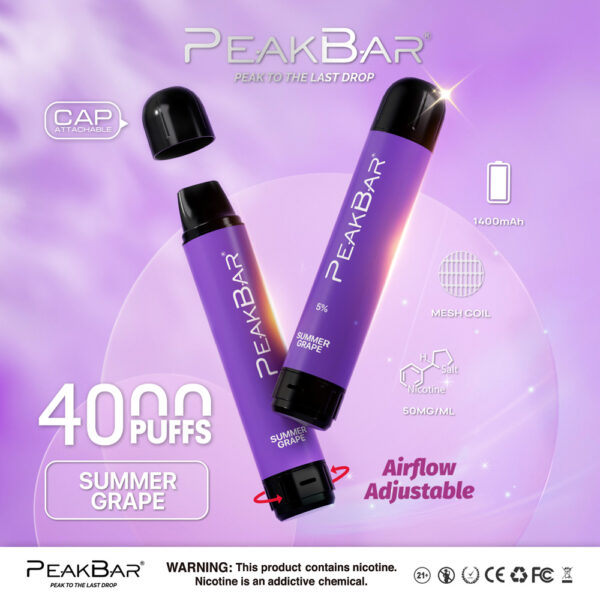 Peak Bar 4000 Puffs 10pk - Image 25