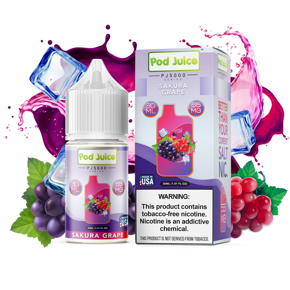 Sakura Grape By Pod Juice 55 (PJ 5000 Series)