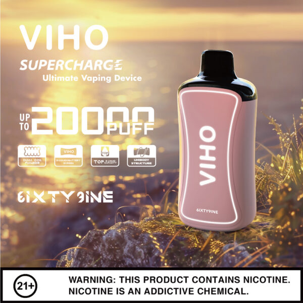 VIHO Supercharge 20,000 Puffs 5pk - Image 12