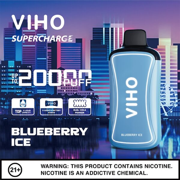 VIHO Supercharge 20,000 Puffs 5pk - Image 2