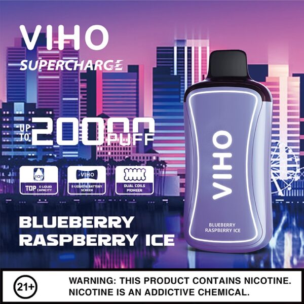 VIHO Supercharge 20,000 Puffs 5pk - Image 3