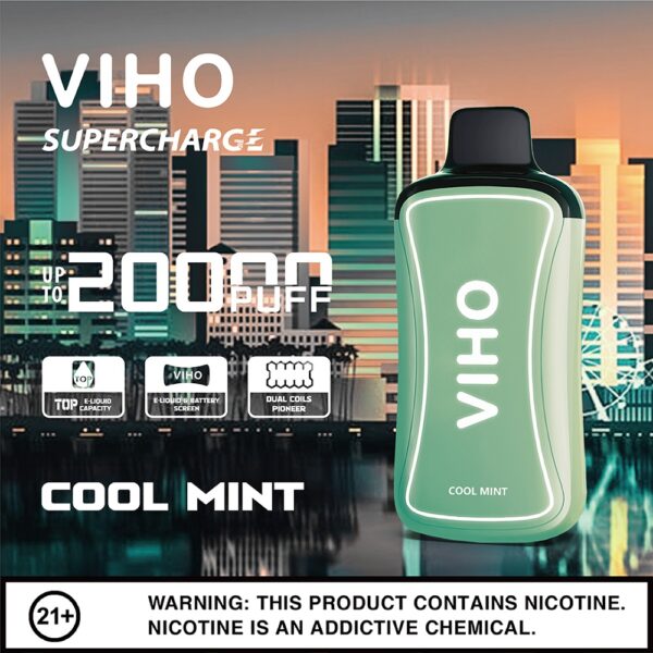 VIHO Supercharge 20,000 Puffs 5pk - Image 4