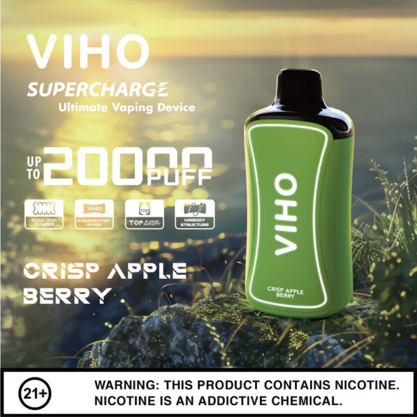 VIHO Supercharge 20,000 Puffs 5pk - Image 14