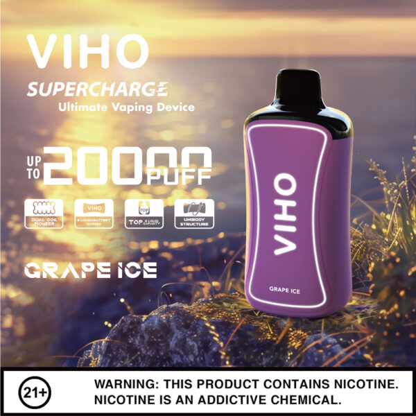 VIHO Supercharge 20,000 Puffs 5pk - Image 15