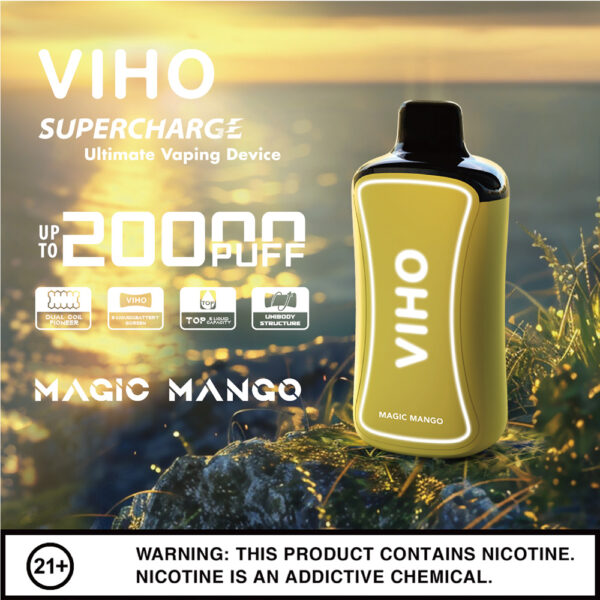 VIHO Supercharge 20,000 Puffs 5pk - Image 19