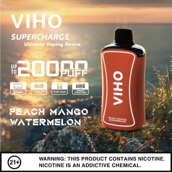 VIHO Supercharge 20,000 Puffs 5pk - Image 20