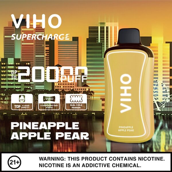 VIHO Supercharge 20,000 Puffs 5pk - Image 5