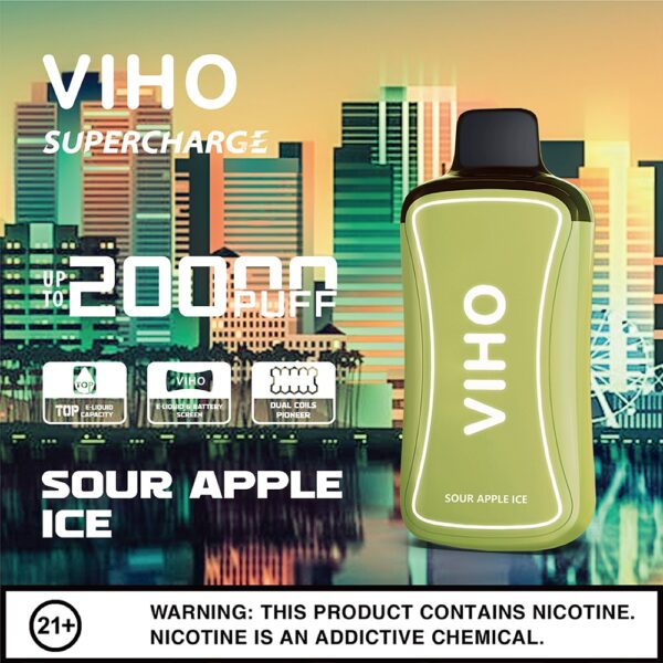 VIHO Supercharge 20,000 Puffs 5pk - Image 7