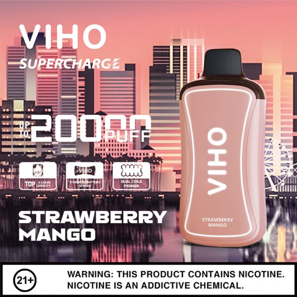 VIHO Supercharge 20,000 Puffs 5pk - Image 9
