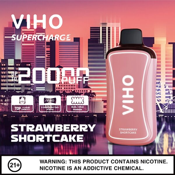 VIHO Supercharge 20,000 Puffs 5pk - Image 10