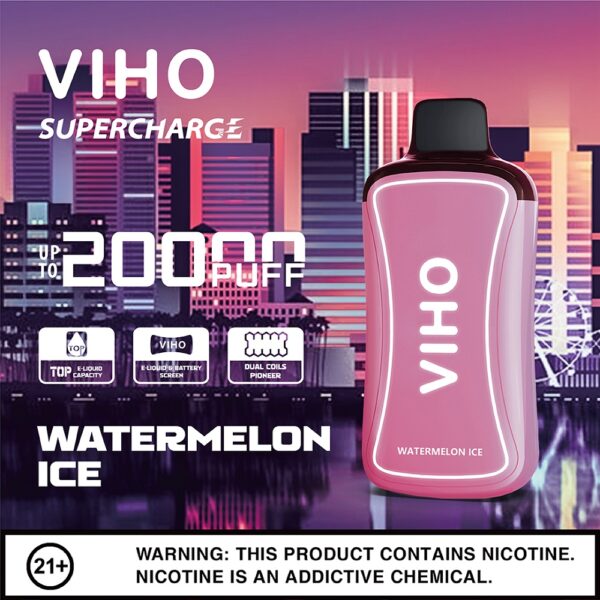 VIHO Supercharge 20,000 Puffs 5pk - Image 11
