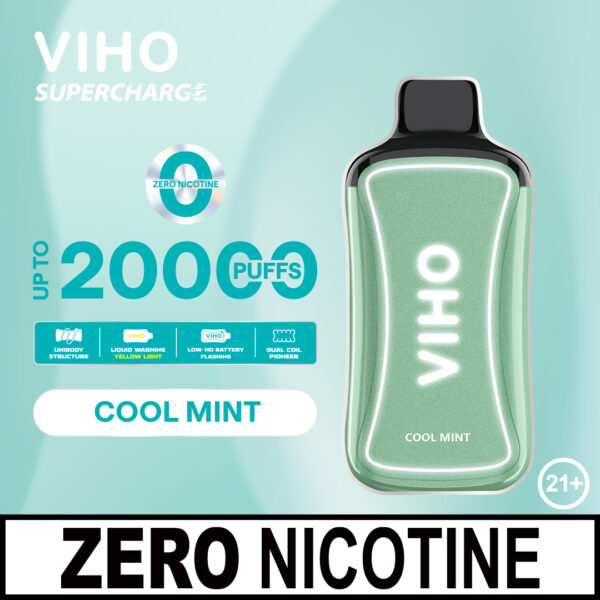 VIHO Supercharge 20,000 Puffs 0% Nicotine 5pk