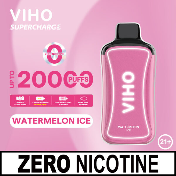 VIHO Supercharge 20,000 Puffs 0% Nicotine 5pk - Image 6