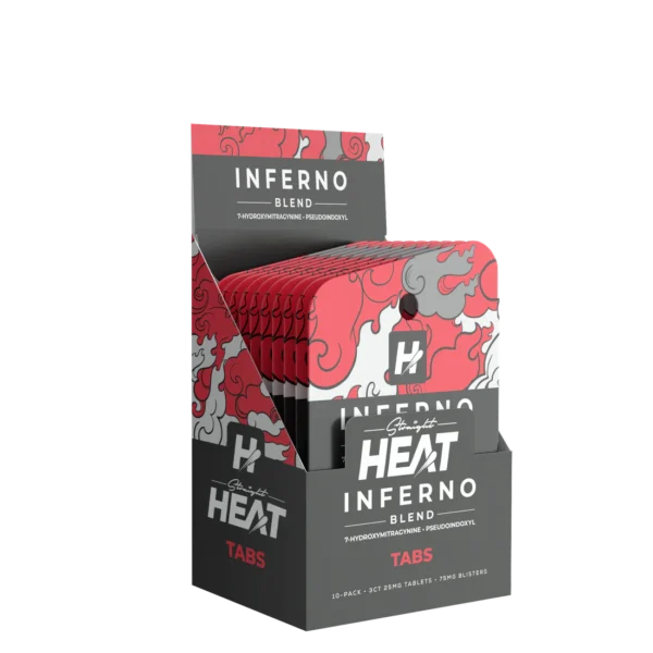 Straight Heat Inferno Blend Tabs 7 Hydroxymitragynine + Pseudoindoxyl - Image 2