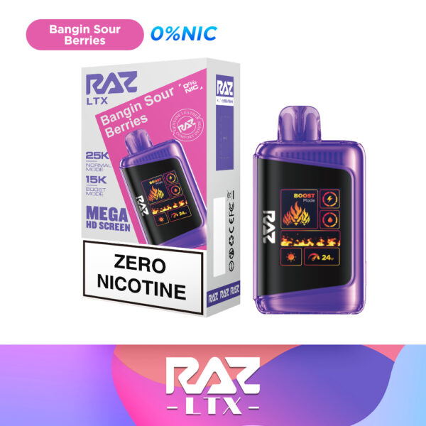 RAZ LTX 25000 0% Nicotine 5pk - Image 4
