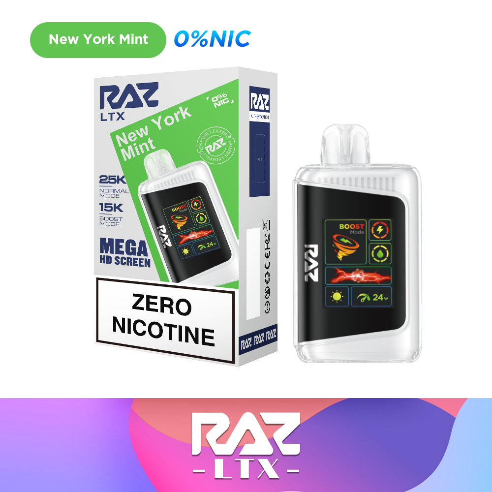 RAZ LTX 25000 0% Nicotine 5pk