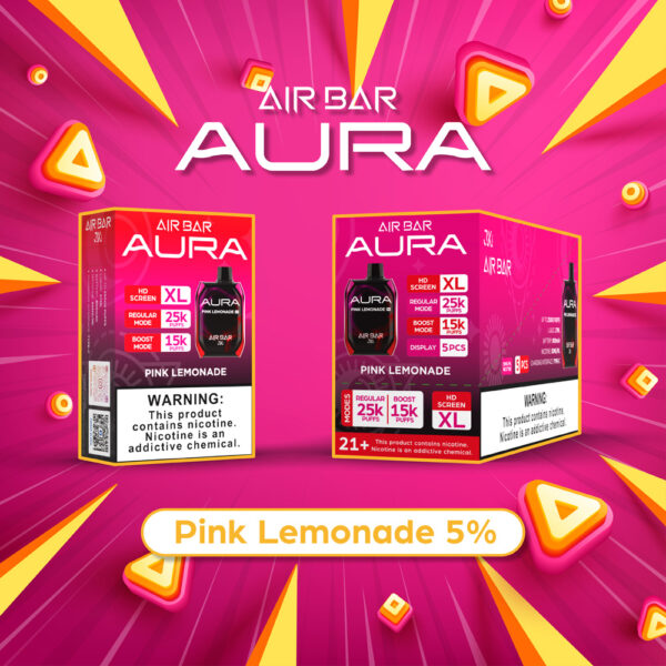Air Bar Aura 25,000 Puffs 5pk - Image 13
