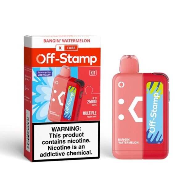 Off-Stamp X-Cube Kit 25000 Puff 5pk - Image 3