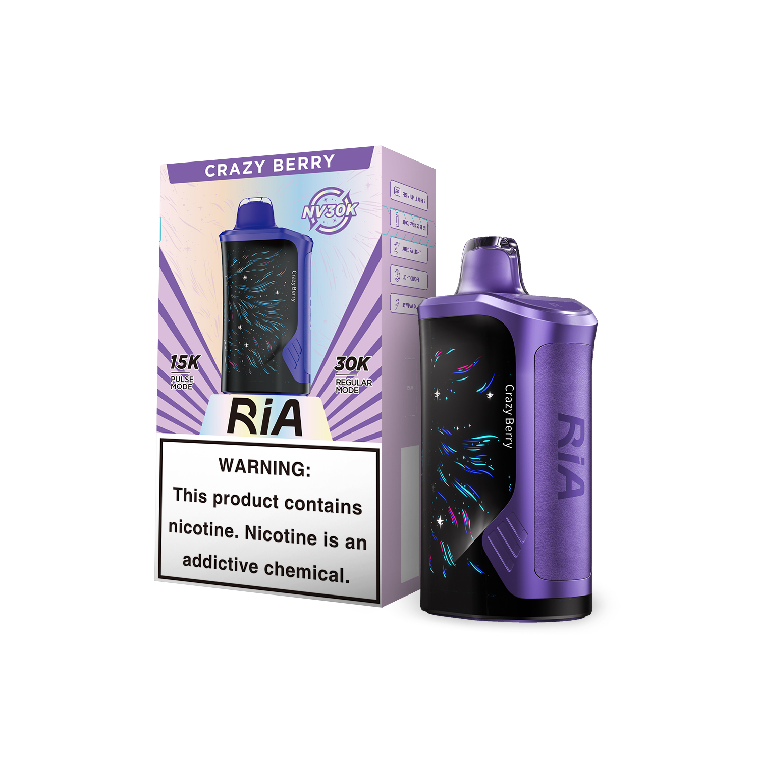 RIA NV 30000 Puffs 5pk - Image 5