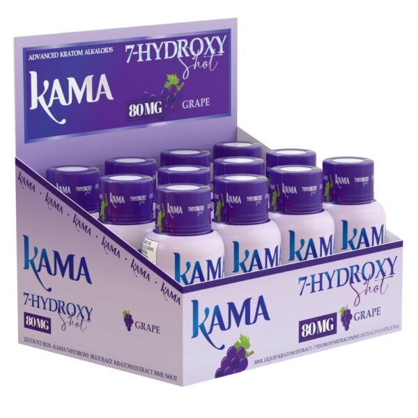 KAMA 7 Hydroxymitragynine Shots 12ct - Image 2