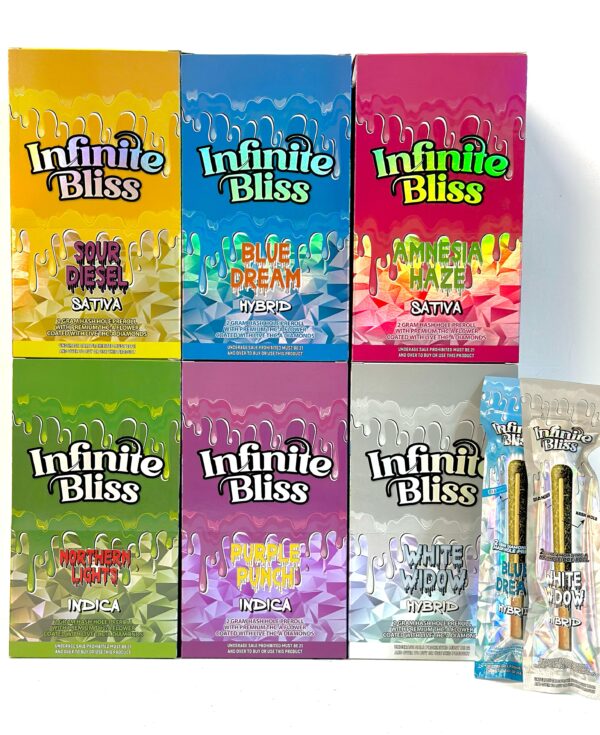 Infinite Bliss THCA Hash Hole Diamond Pre-Rolls 2G 10pk - Image 5