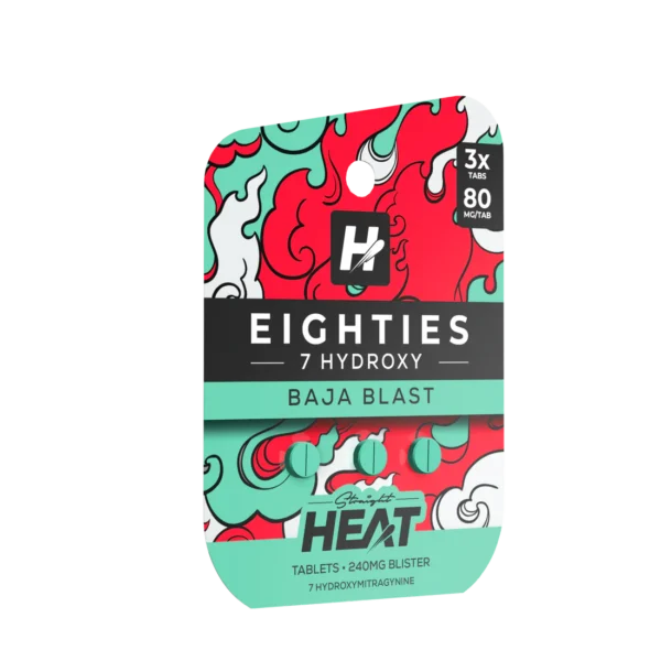Straight Heat Eighties 7 Hydroxy 80mg Tabs 3ct 240mg - Image 3