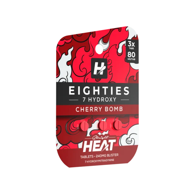 Straight Heat Eighties 7 Hydroxy 80mg Tabs 3ct 240mg - Image 2