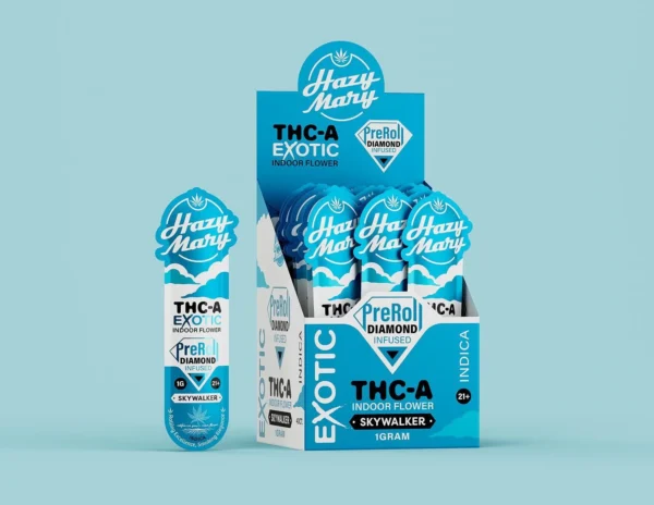 Hazy Mary Diamond Infused THCA 1g Pre-Rolls 40pk