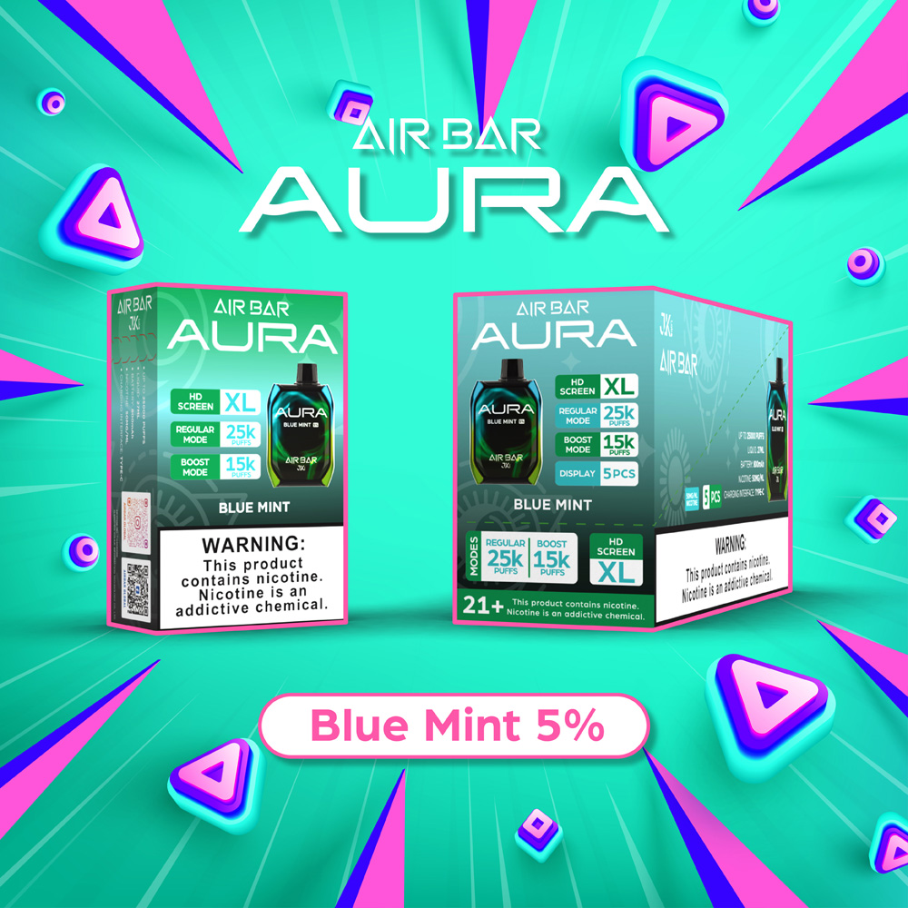 Air Bar Aura 25,000 Puffs 5pk - Image 3