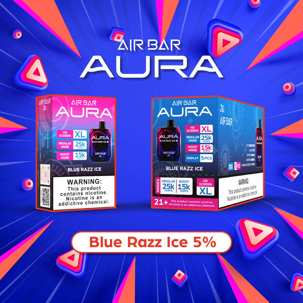 Air Bar Aura 25,000 Puffs 5pk - Image 4