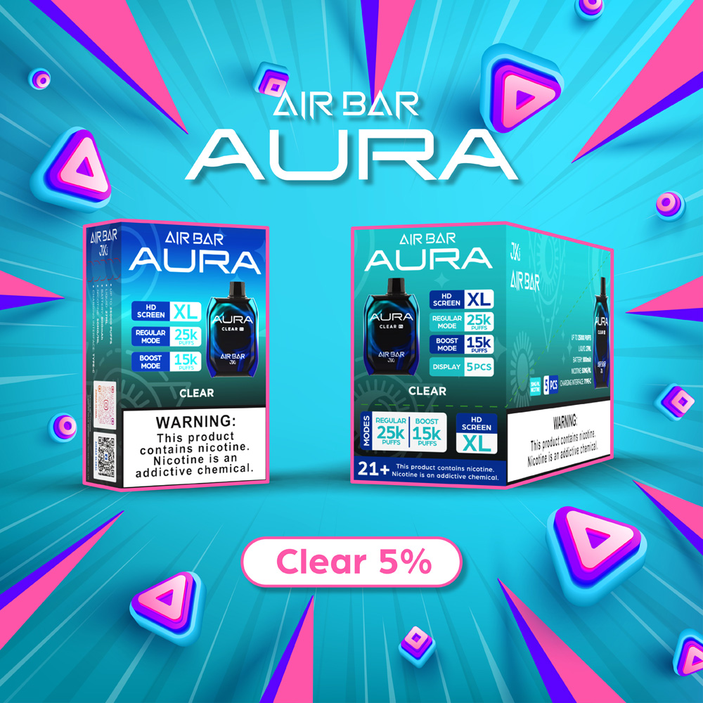 Air Bar Aura 25,000 Puffs 5pk - Image 6