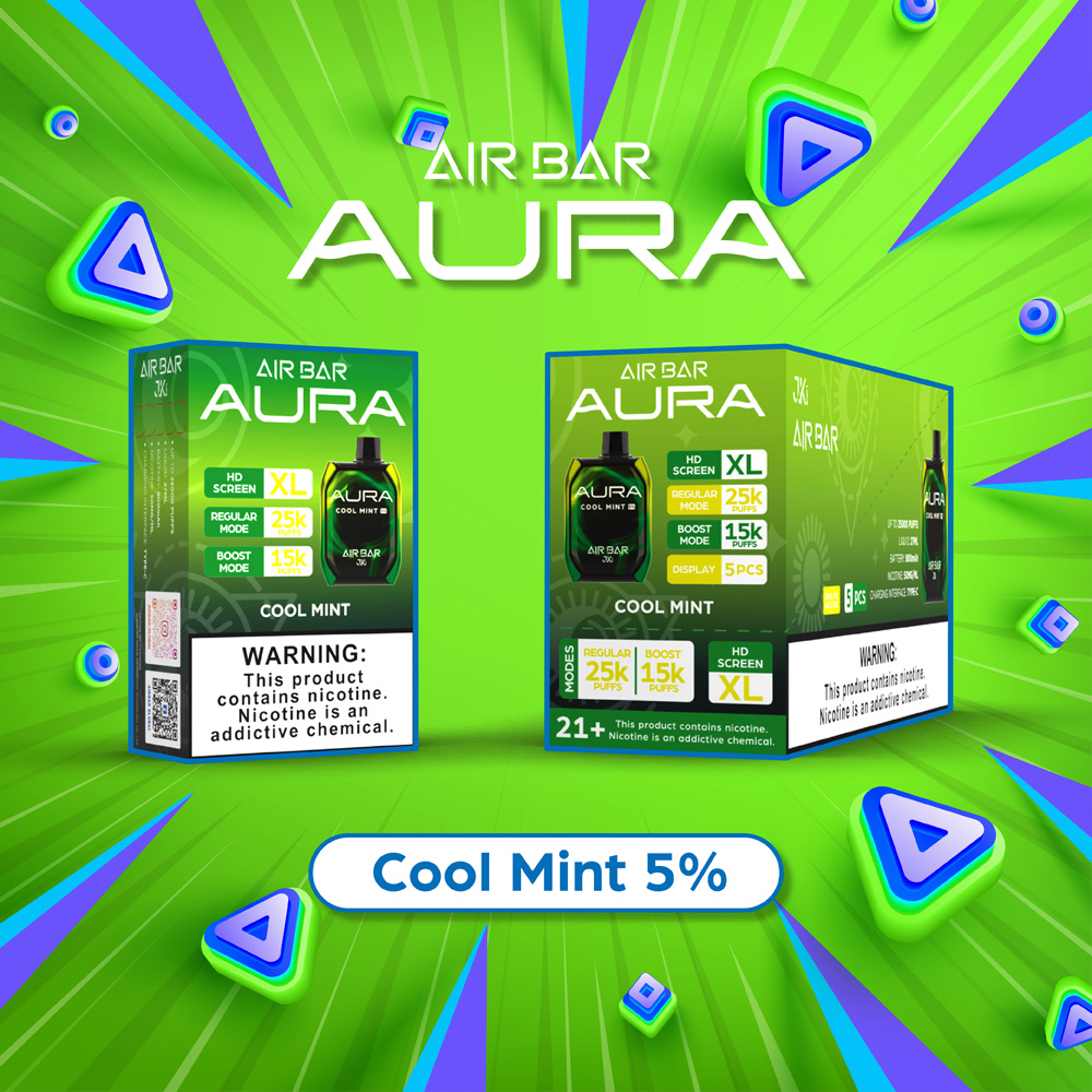 Air Bar Aura 25,000 Puffs 5pk - Image 7