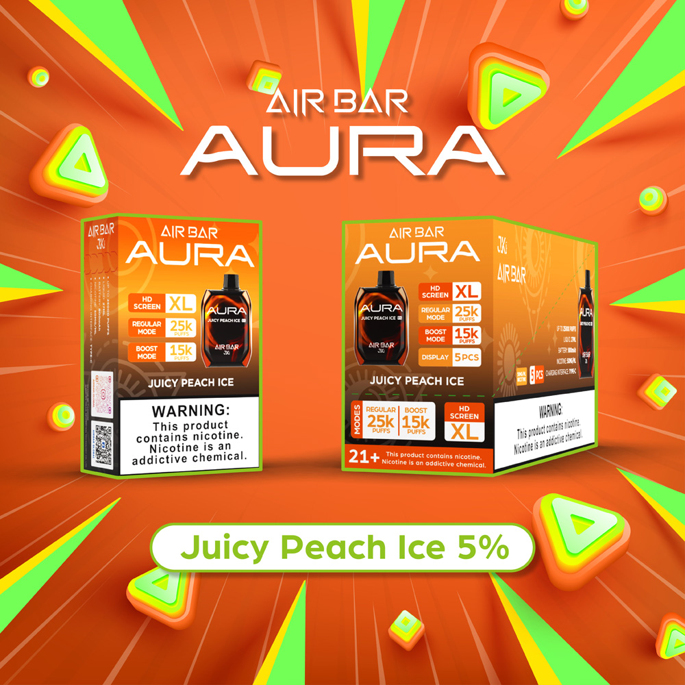 Air Bar Aura 25,000 Puffs 5pk - Image 8