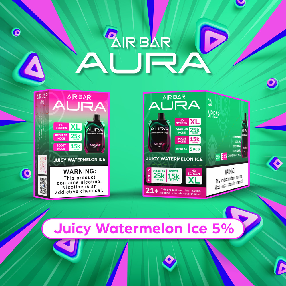 Air Bar Aura 25,000 Puffs 5pk - Image 9