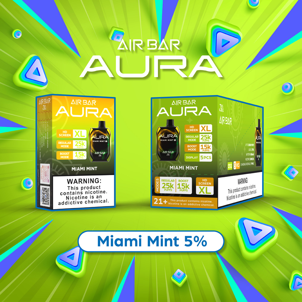 Air Bar Aura 25,000 Puffs 5pk - Image 12