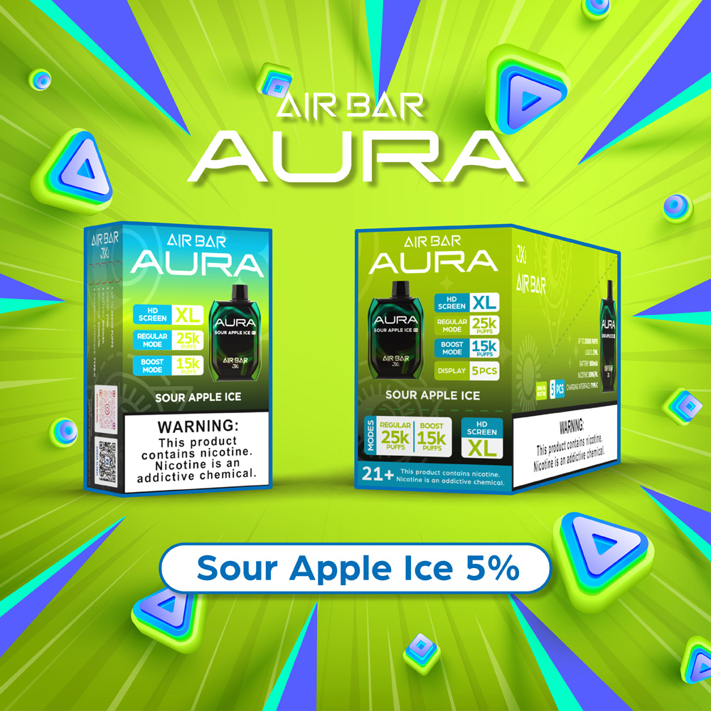 Air Bar Aura 25,000 Puffs 5pk - Image 15