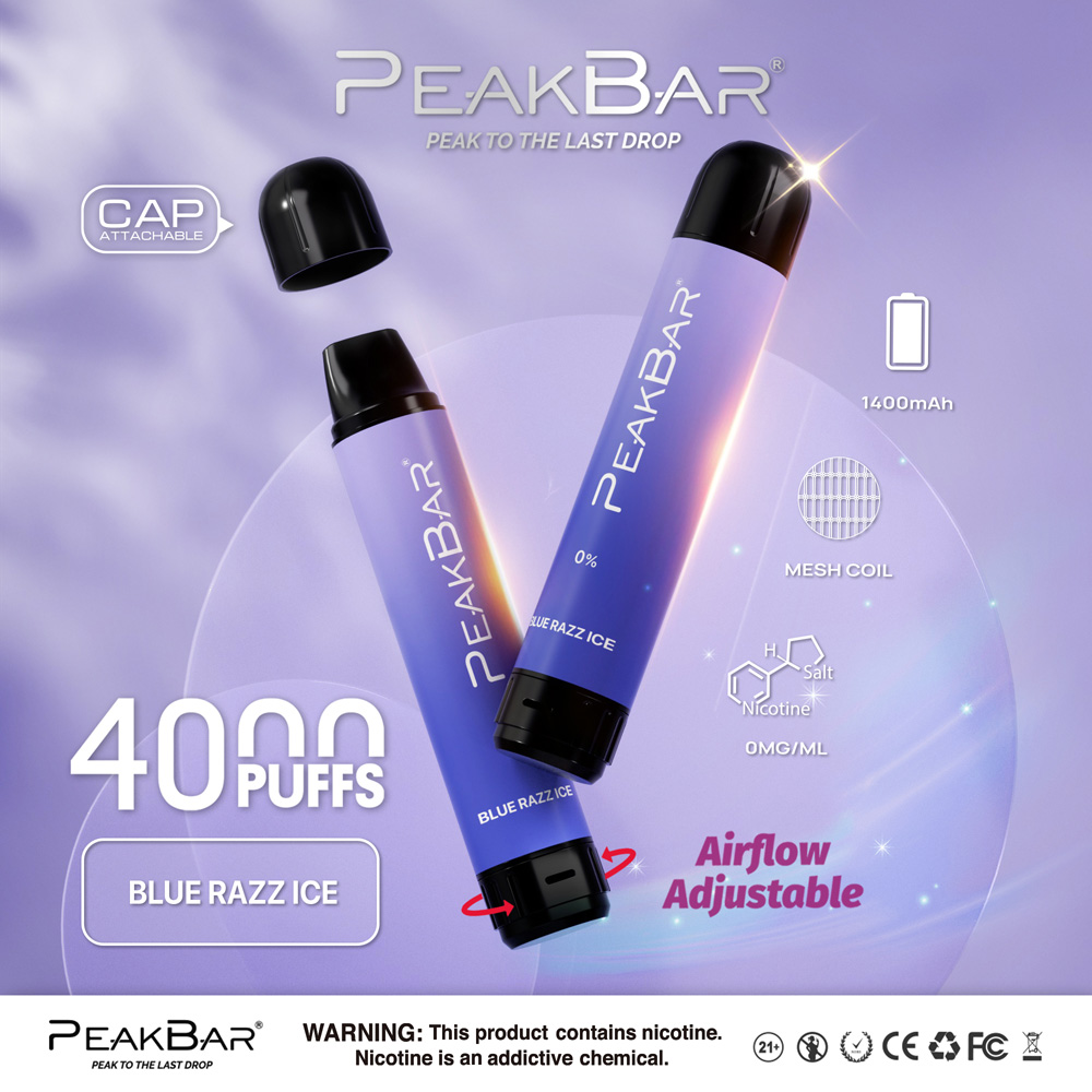 Peak Bar 4000 Puffs 0% Nicotine 10pk - Image 2