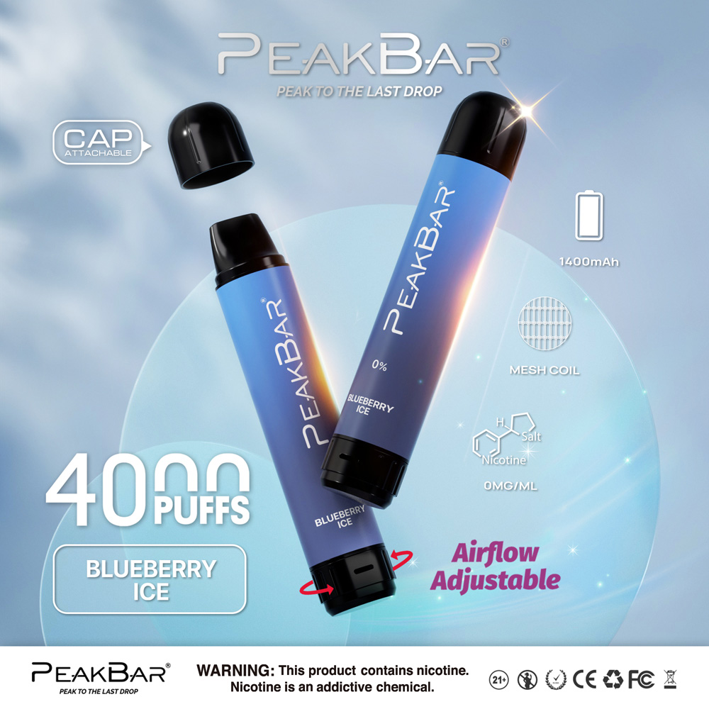 Peak Bar 4000 Puffs 0% Nicotine 10pk - Image 3