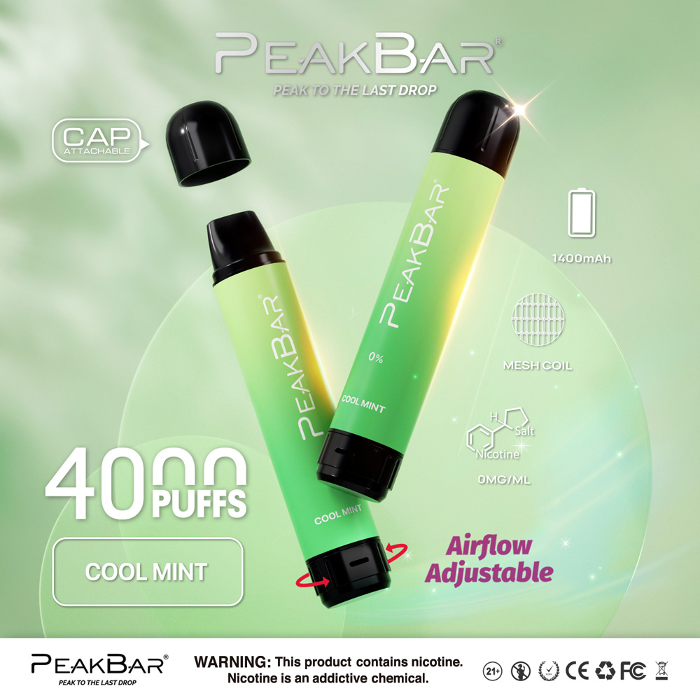 Peak Bar 4000 Puffs 0% Nicotine 10pk - Image 4