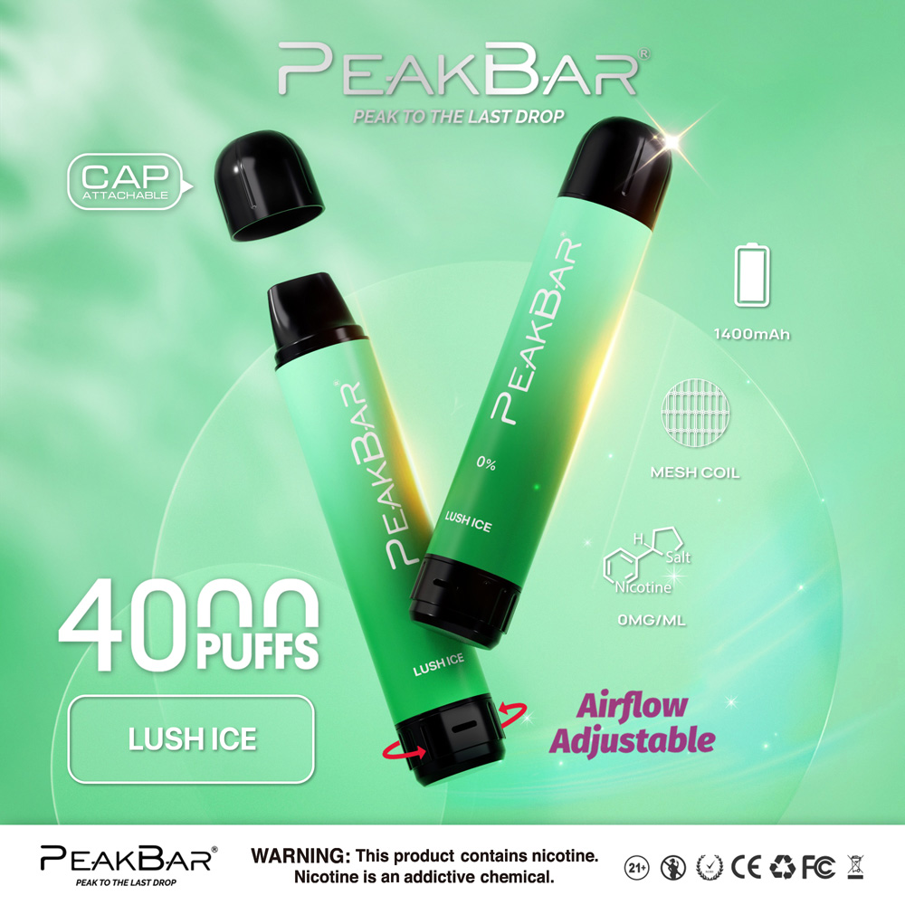 Peak Bar 4000 Puffs 0% Nicotine 10pk - Image 5